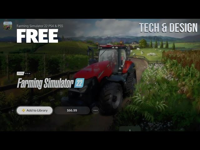 How to Download: Farming Simulator 22 PS4 & PS5 for FREE with PS