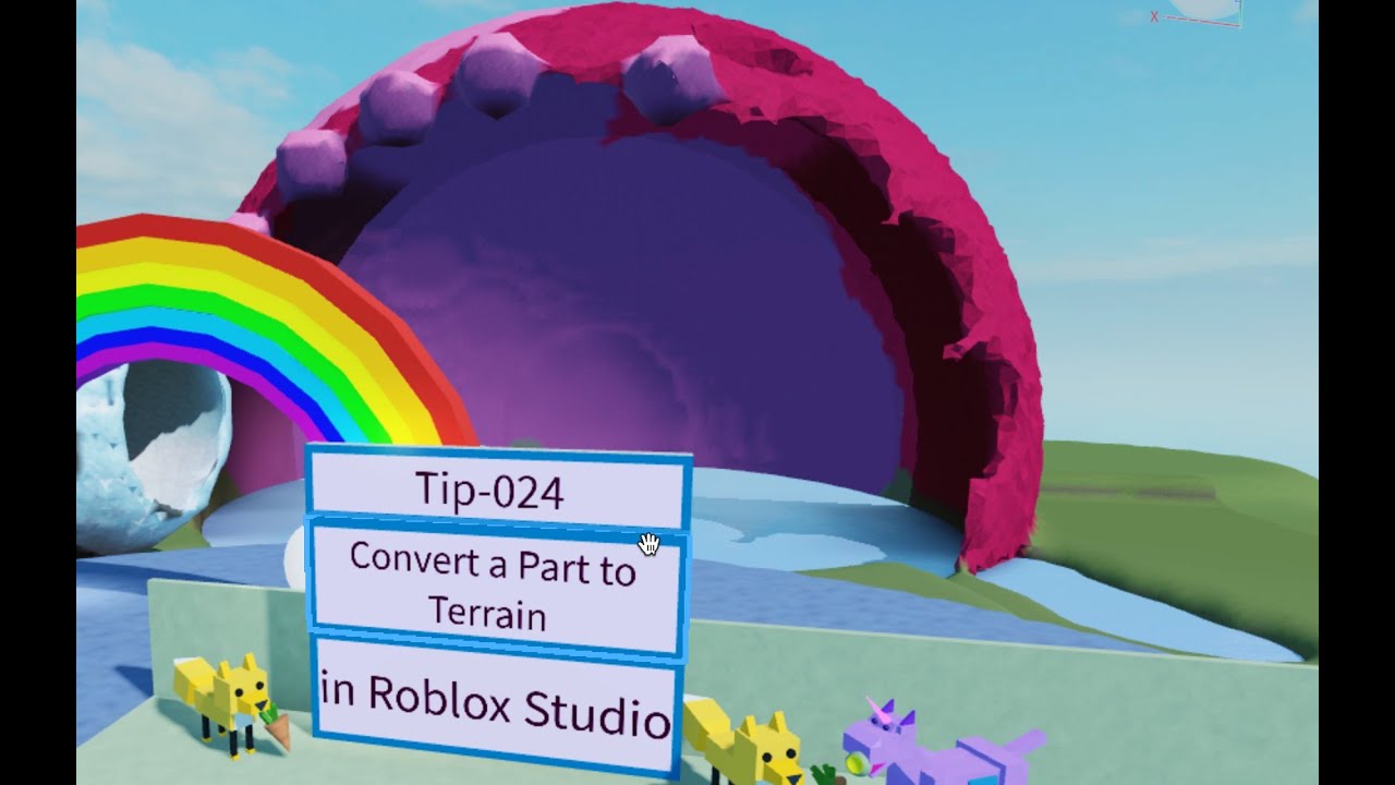 Tip 024 Convert A Part To Terrain in Roblox Studio YouTube tip-024-convert-a-part-to-terrain-in-roblox-studio-youtube