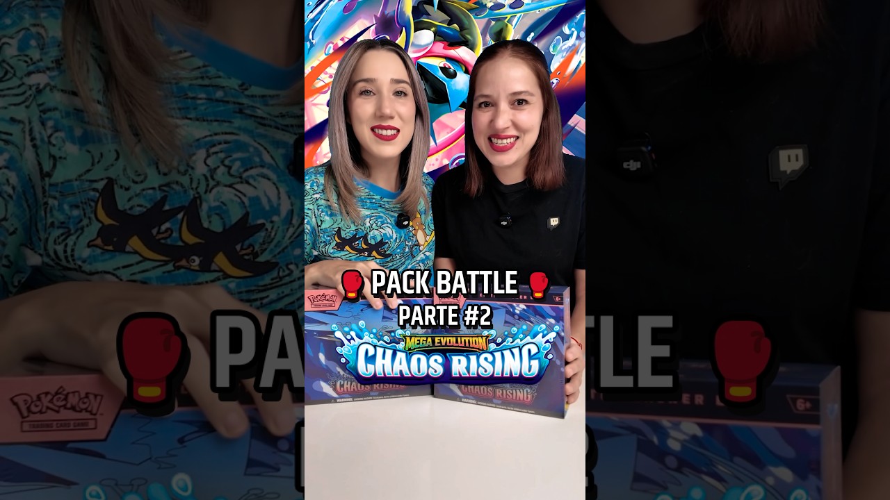 ¡Pack Battle de Chaos Rising - Parte #2! 🥊 La que pierda entrega sus hits a la otra 🔥 #TCG #CRI