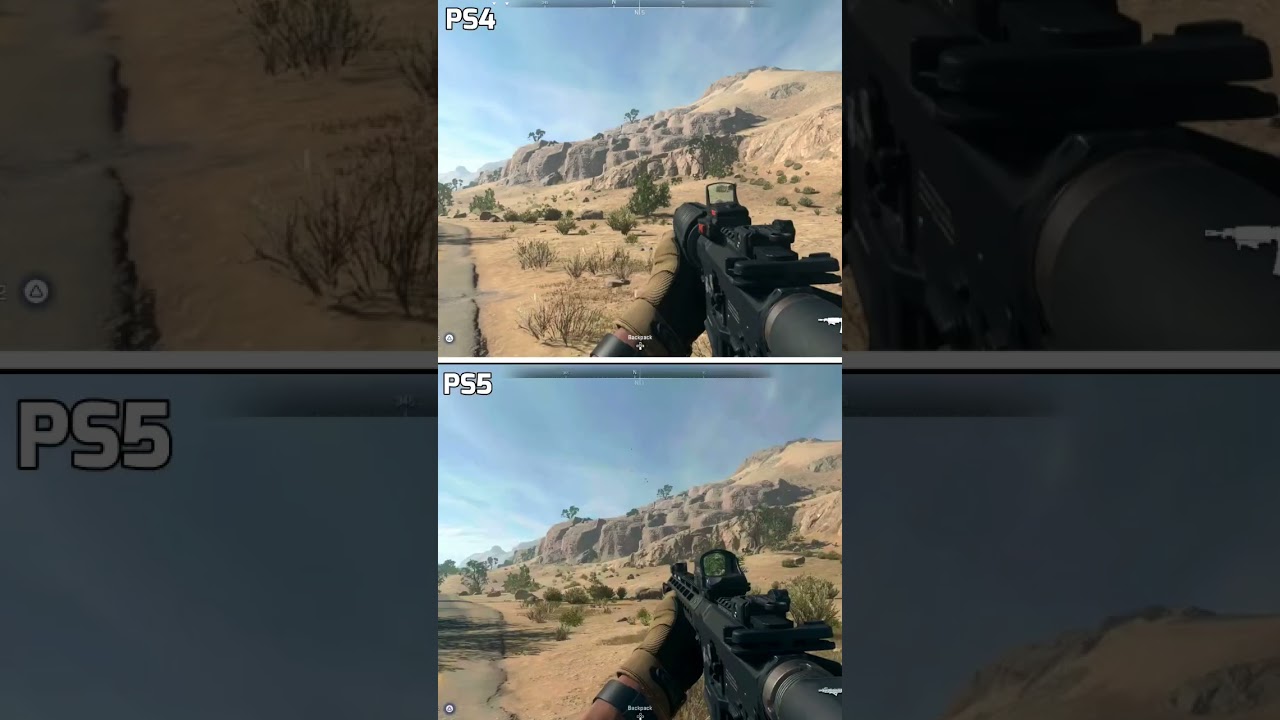 Call of Duty Warzone 2.0, PS4 - PS4 Pro - PS5, Graphics Comparison