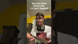 Hey Soul Sister On Ukulele Made Easy! Learn how to play in 15 seconds!