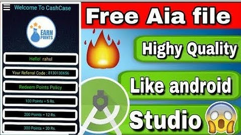 Best highy Quality earning app aia file!! no invalid click!!
