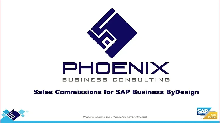SAP Business ByDesign - Manage the Sales Commissions & Incentives programs