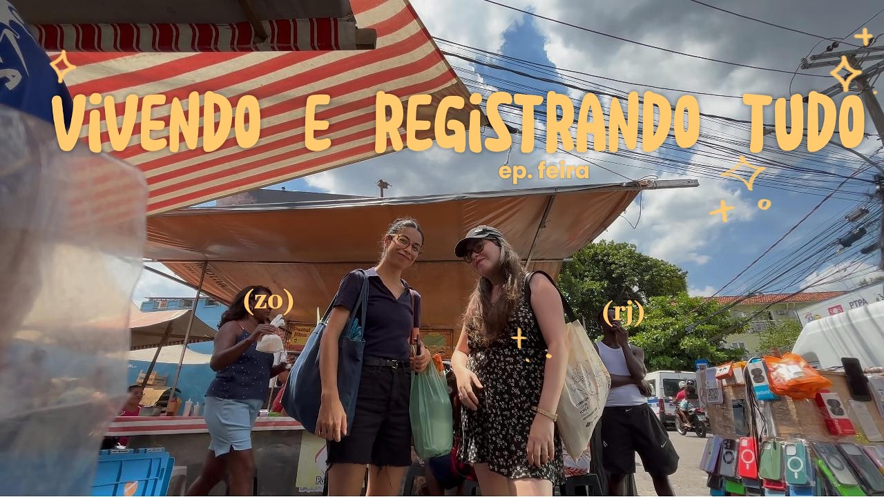 dias simples: café, feira com amiga e frutas fresquinhas 🌿