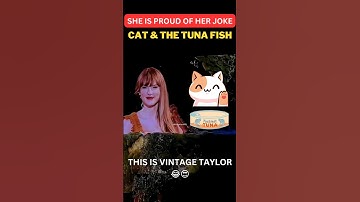 Taylor Swift telling Dad joke about Cat & Tuna Fish is Vintage #taylorswift #erastour #shorts #viral