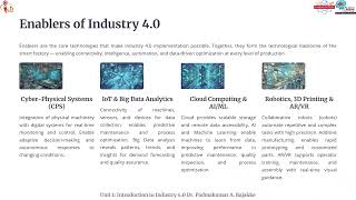 Unit 1 Introduction to Industry 4 0 Lecture1