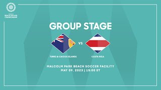 Concacaf Beach Soccer Championship 23 | Turks & Caicos Islands vs Costa Rica