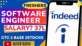 #indeed software Engineer salary for freshers#quickbytes #salary