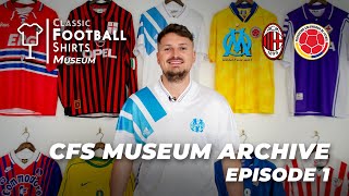 Classic Football Shirts Museum - Olympique Marseille, AC Milan and Colombia