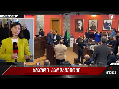 ხმაური პარლამენტში
