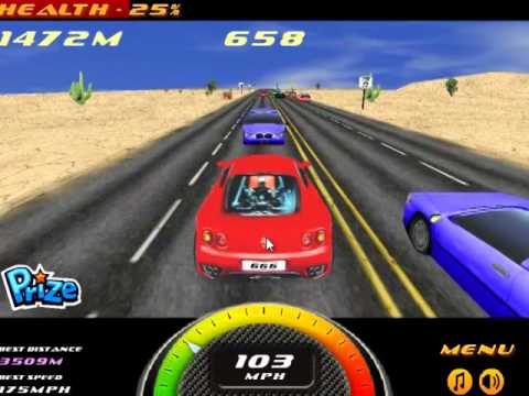 red colour car racing video game play parte 0123 4