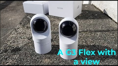 Unifi Protect G3 Flex Swap out - Flex in a pro mount with a view of a Mount