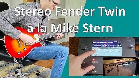Mike Stern Inspired Stereo Twin Preset on the Quad Cortex