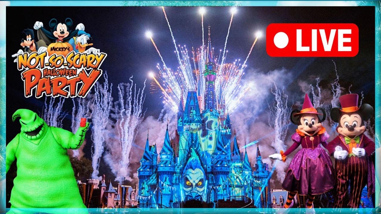 🔴 LIVE: Mickey’s Not-So-Scary Halloween Party 2026 | Boo-to-You Parade & Fireworks!