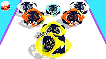 Marble Run 3D-Color Ball Race ! All Levels Gameplay (180-183) android, ios