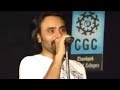 Babbu mann 2010  talking about reality of punjab at cgc landran 