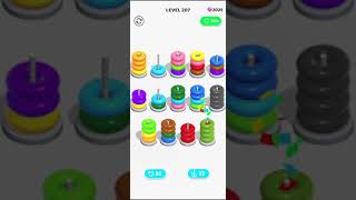 Color Hoop Stack - level 207 screenshot 3