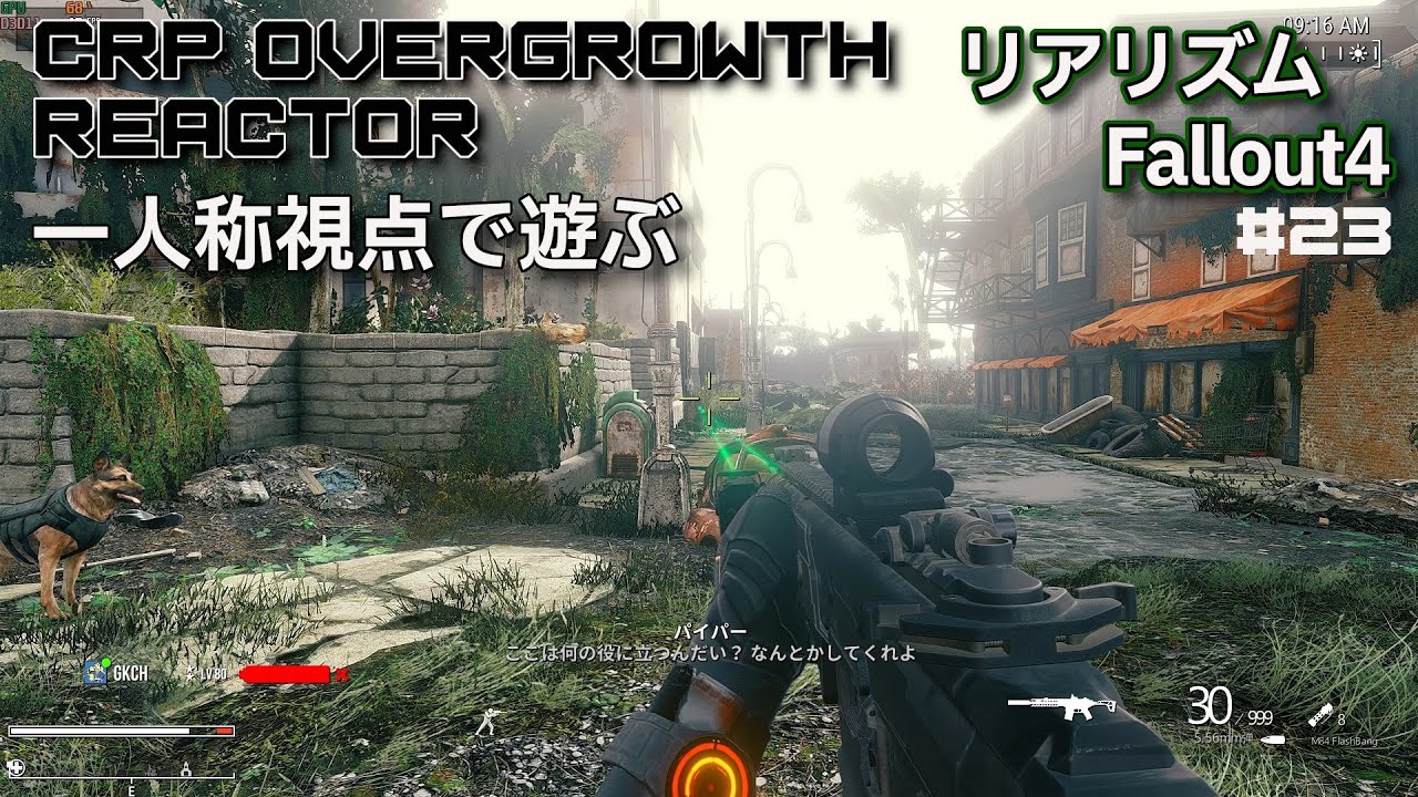 Fallout4 Mod Crp Overgrowth Reactor 一人称視点 リアリズムフォールアウト4 Youtube