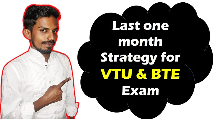 Last one month startegy to clear VTU AND DIPLOMA EXAMS || FOLLOW THESE STPES TO GET GOOD MARKS