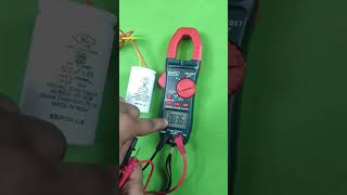 how to check capacitor 😰😨#capacitor #checking #testing Clamp meter Buy Link In Description📦👇