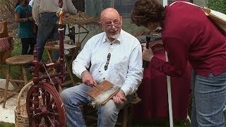 Spinning and Weaving Goat Fiber, More From Hudson Valley Fiber Farm - lk2g-049