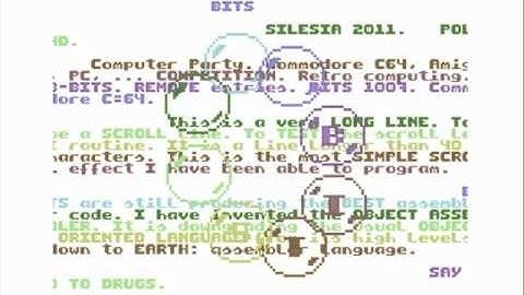 BITS 1007 Demo. Commodore C64. Silesia 5 Party. Preview.