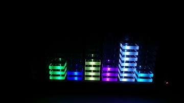 7-band music spectrum -  arduino +msgeq7 - prototyp test