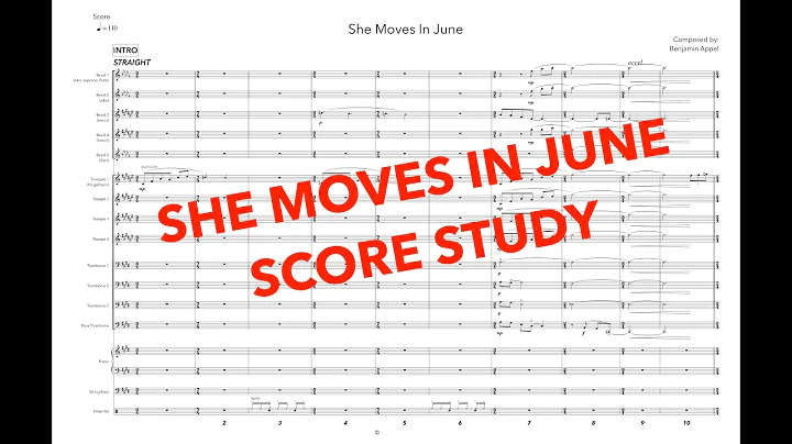 She Moves In June - Benjamin Appel (Big Band-Score...