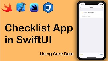 Checklist in SwiftUI with Core Data - Part 3