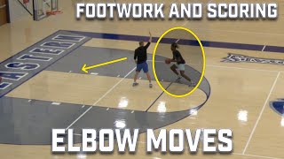 Basketball Footwork and Scoring  Elbow Moves