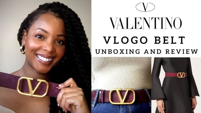 Valentino Logo Belt Unboxing 