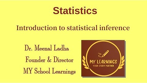 Introduction to statistical inference