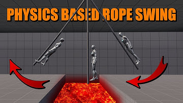 How To Create A Physics Based Rope Swing System In Unreal Engine 5 (Tutorial)