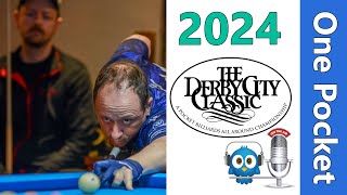 Shane Van Boening vs Jake Weaver - One Pocket - 2024 Derby City Classic rd 1