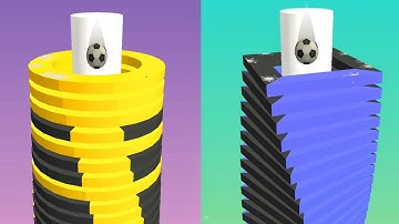 Stack Ball! Very satisfying and  relaxing ASMR slicing game