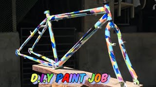 D.I.Y Customized Paint for Bike Frame