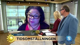 Skrota Tidsomställningen - Nyhetsmorgon Tv4