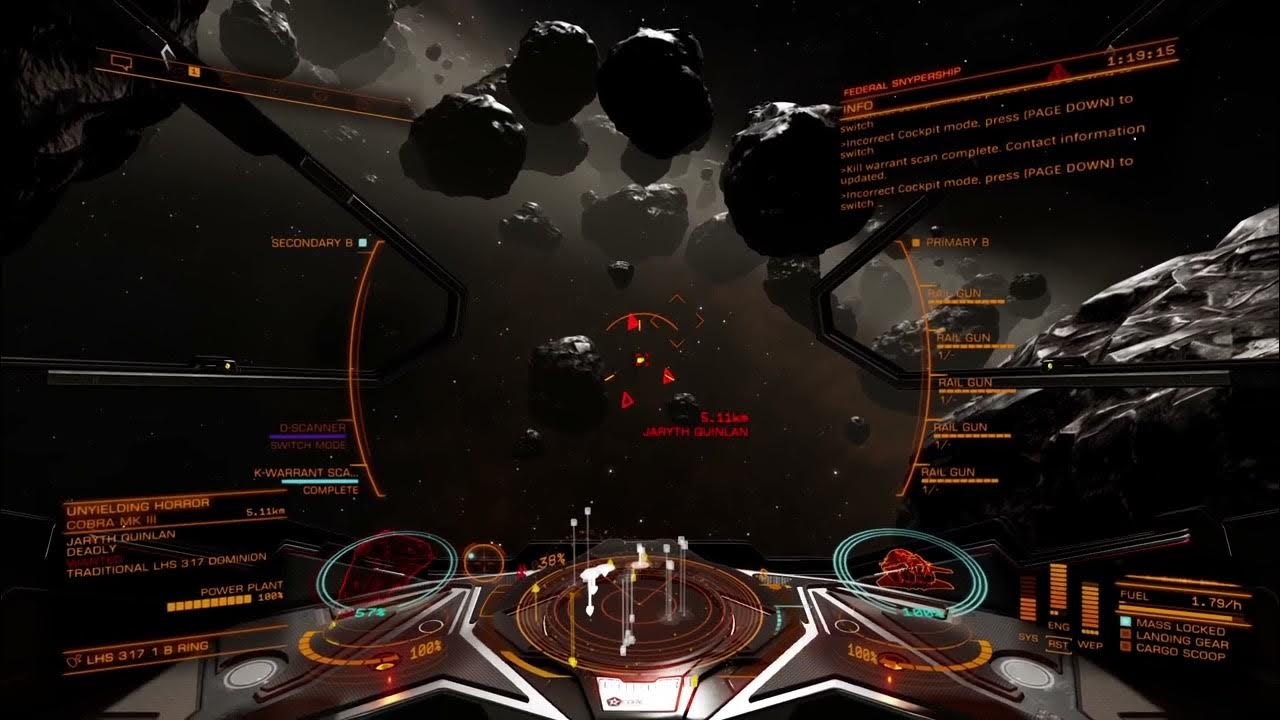 Elite Dangerous, Long Range Railgun Gunship YouTube