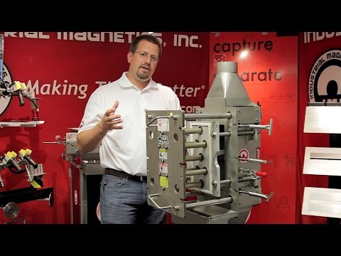 Pneumatic Line Housing (PLH) EZ-Clean Magnet, metal separation from Industrial Magnetics, Inc.