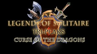 Legends of Solitaire Curse of the Dragons TriPeaks Mobile Game | Gameplay Android & Apk screenshot 1
