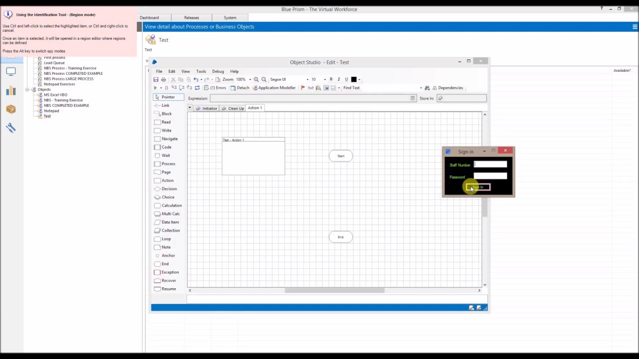 Blue Prism UI Path RPA Training - Spying Elements - YouTube