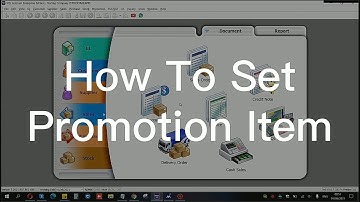 How To Set Promotion Item 如何设置促销商品 | SQL POS