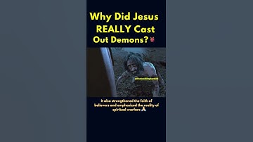 Thumbnail of Why Did Jesus Really Cast Out Demons? 👹🤯😱#shorts #youtube #catholic #jesus #bible #exorcism #fyp