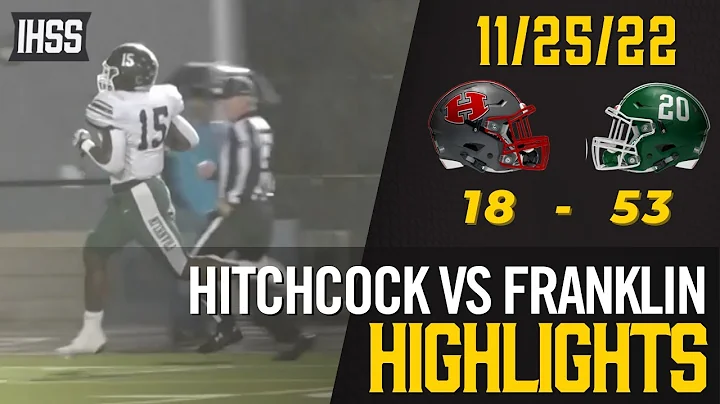 Hitchcock vs Franklin - 2022 Week 14 Football High...