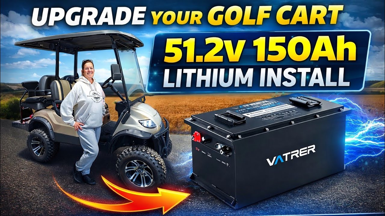 ICON I40L- VATRER  51.2V 150ah LITHIUM Install