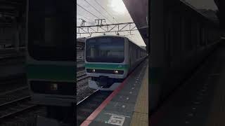 成田線e231系我孫子駅発車。