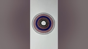 Geometry Has Never Been This Peaceful #art #asmr #spirograph #shorts #2025