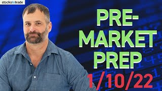 Pre Market Prep- Stock Market 1/10/2022