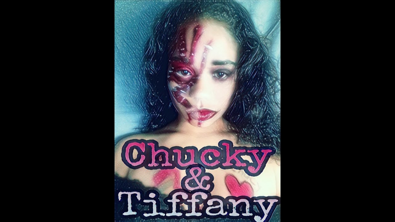 Chucky Tiffany Valentine Hollween Makeup Tutorial YouTube