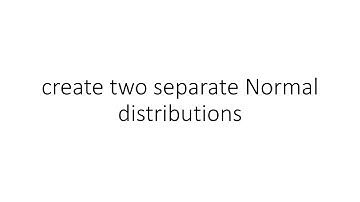 create two separate Normal distributions in PyTorch